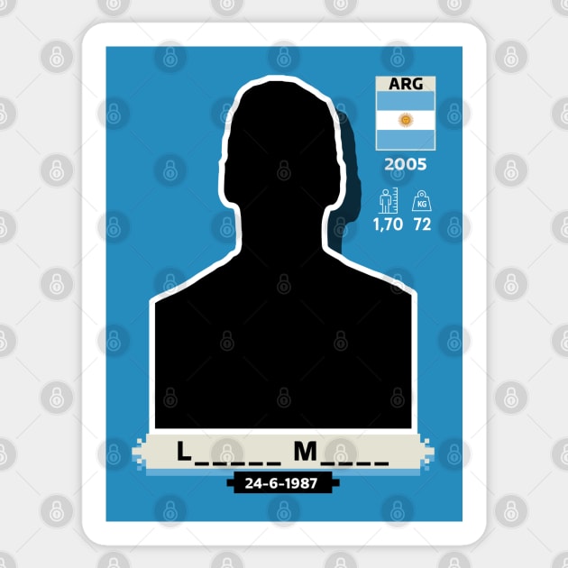 LM Card Sticker by Pablo Pereyra Art